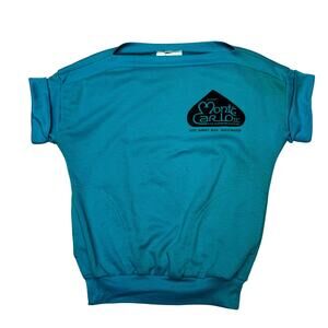 Vintage 80s Monte Carlo II Hollywood Disco Nightclub Short Sleeve Sweatshirt